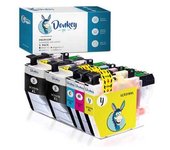 Donkey pc - Cartuchos Tinta Compatible Brother LC-3219 LC-3217 (2 Negros, 1 Magenta, 1 Cian, 1 Amarillo)
