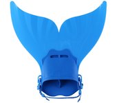 Zenyth aletas individuales para adultos y niños, aletas, aletas de una pieza de Sirena, equipo de Natation para Buceo