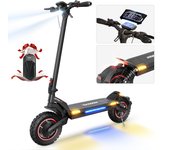 Patinetes Electricos Adultos iScooter iX7pro 1000W*2 10" 48V 17.5 Ah Batería Máxima Alcance 70-80 Km Potente para Adultos