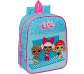 SAFTA - MOCHILA GUARDERIA ADAPT.CARRO LOL SURPRISE! "DIVAS" - Mochila con Asas Ajustables y Espalda Ergonomica - Mochila con Compartimientos con Cremallera - Mochila Diseño Único y Licencia Oficial By LOL SURPRISE! "DIVAS"