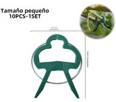 200Pcs Plant Fixed Clips Reusable Greenhouse Bracket forFixing Stems of Flower Vine Vegetables Tomatoes Fastener Garden Supplies
