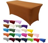 4FT/6FT/8FT Spandex Table Cover Table Universal Fitted Stretch Tablecloth for Party, Banquet, Wedding and Events