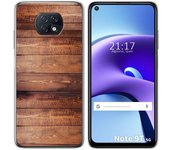 Tumundosmartphone Funda Gel Tpu para Xiaomi Redmi Note 9T 5G diseño Madera 02 Dibujos