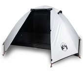 vidaXL Tienda de campaña iglú 2 personas tela opaca impermeable blanco