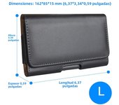 4.0 - 7.2 inch Cell Phone Belt Clip Holster Pouch for iphone 15 14 Pro Max Samsung S24 S23 Ultra Xiaomi Leather Cover Belt Bag