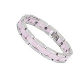 Pulsera de Maple de Titanium, inlable Maple, Imán de Cerámica, energía de Iones negativos, para Pareja Joya, pulsera de Estudios, regalo 244