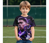 3d Printing Real Madrid Children Top Shirts Boys Clothes Splatoon Messi Children's Clothing Hulk 2024 Girl Clothes Ronaldo Stich