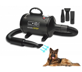 Expulsor de Aire para Mascotas - Ciclón Energy - 2000W - Secado Rápido y Silencioso 50 dB - Aire Frío y Caliente 50°C - 3 Boquillas, Manguera y Filtros - Portátil y Ligero - MD10 COLLECTION