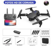 2024 E88D E99D RC Drone 4K Professinal Colorful Light With 1080P Wide Angle HD Camera WIFI FPV Quadcopter Height Hold Gift Toy
