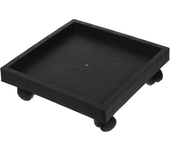 Dispenser Square Tray Planters Flower Pot Stand Easy Moving Trolley Wooden Wheelbarrow