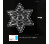 Hama Beads Template 2.6mm Perler Pixel Art Jigsaw Puzzle Beads Tool Figure Material Board Transparent Puzzle Template