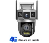 4G-SIM IP Camera WiFi 12MP 6K Dual Lens Triple Screens Smart Network Wireless Monitor V380 Security Protection CCTV Home Cameras