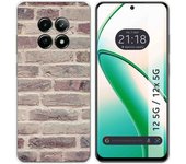 Tumundosmartphone Funda Silicona para Realme 12 5G / 12x 5G diseño Ladrillo 01 Dibujos