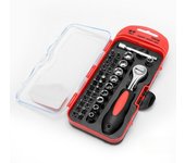 Ratchet Screwdriver Set Household Combination Toolbox Driver Kit Bits  Screwdrivers Multifunctional Hand Tool Set Box for Home