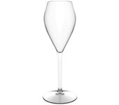 MONOUSO | Copa Reutilizable Durable Tritán Transparente para Cava 160ml (6 Uds)