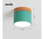 Household ceiling lamp entrance bay window balcony aisle corridor solid wood ceiling lamp ceiling LED surface mounted downlight