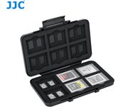 JJC 12 Slots XQD Cfexpress Type B Card Holder for Nikon Z8 Z9 Z6III Z6 II Z7 II D850 D500 D5 D6 24 Slots MicroSD Cards Storage