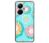 Funda Silicona Antigolpes para Vivo V29 Lite 5G diseño Flores 05 Dibujos