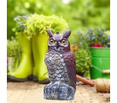 Fake Owl Scarecrow Sculpture Effective Halloween Outdoor Decoration Decoration Keep Birds Away Owl Bird Deterrents for House