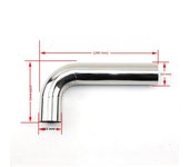 90 degree pipe 38mm 304 stainless steel elbow welded polished nozzles