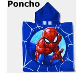 Poncho SpiderMan,Toalla de niño Infantil de baño y Playa con Capucha,MICROFIBRA 100% POLYESTER,cm,fespu