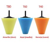 Tire Polishing Sponge Auto Wheel Used For Electric Drill Burnishing Ball Polishing Cone Set Car Hub Buffing Sponge Polishing Kit