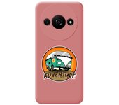 Tumundosmartphone Funda Silicona Líquida Rosa para Xiaomi Redmi A3 diseño Adventure Dibujos