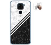 Tumundosmartphone Funda Gel TPU Xiaomi Redmi Note 9 Personalizada Diseño Mármol 01