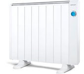 Orbegozo RRE 1510 A - Emisor Térmico Bajo Consumo, 8 Elementos de Calor, Pantalla Digital LCD, Mando a Distancia, Funcionamiento Programable, 1500 W, 1 Liter, 44 Decibelios, Aluminio, Color Blanco
