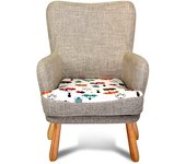 Sillón Infantil Mini Sofá para Niños de +3 Años con Asiento Acolchado Reposabrazos y Estructura de Madera