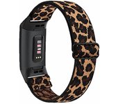 Elastic Strap Loop for Fitbit Charge 3/4 Band Nylon Watchbands Bracelets with Metal Adapters for Fitbit Charge 5/6 Smart Watch
