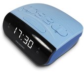 Metronic Radio Despertador Digital Con Led Blanco Función Doble Alarma 477034