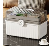 Caja de Medicina de gran tamaño, almacenamiento de medicina antiepidémica para el hogar, medicina clasificada multicapa