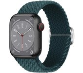 Braided Solo Loop For Apple Watch Band 44mm 40mm 49mm 45mm 41mm 38mm Elastic Nylon Bracelet IWatch Series 8 3 SE 6 7 Ultra Strap
