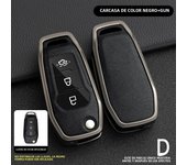 2 3 Buttons Metal Car Key Case Cover for Ford Ranger C-Max S-Max Focus Galaxy Mondeo Transit Tourneo Custom Ranger Accessories