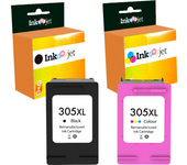 Pack Cartuchos de Tinta Compatible HP 305XL Negro + Tricolor | Alta Calidad