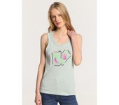 LOIS JEANS - Camiseta nadadora grafica de latas Fresh Mint
