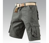 Mens Casual Cargo Shorts Outdoor Sports Half Pants Bermuda Shorts American Style Streetwear Breathable Comfortable Shorts Grey