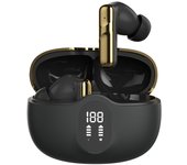 Auriculares inalámbricos Bluetooth 5.3 Auriculares estéreo de graves con micrófono con cancelación de ruido Pantalla LED Auriculares intrauditivos IP7 a prueba de agua Tiempo de reproducción extra largo para computadoras portátiles, tabletas, teléfonos, d