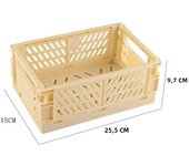 Plastic Foldable Storage Crate Folding Box Basket Stackable Cute Makeup Jewellery Toys Boxes for Storage Box Organizer Portable