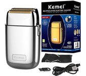 Kemei Tx1 Full Metal Electric Shaver For Men Hair Beard Electric Razor Bald Head Shaving Machine Finishing Fades Rechargeable