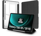 Subblim clear shock case compatible con samsung tab s9 11"/s9 fe 10,9" negra