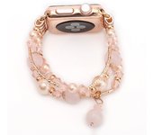 Luxury Agate strap For apple watch band 45mm/41mm 44mm 40mm 42mm/38mm bracelet watchband correa iwatch series 5 4 3 se 6 7