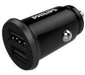 Cargador de Coche Philips DLP2510/ 2xUSB/ 12W