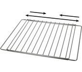 Rejilla Extensible para Horno Sauvic - Modelo Especial - Acero Cromado - 35-55 Cm - Piezas para Hornos de Pared