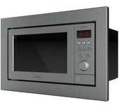 CECOTEC 01390 Microondas digital encastrable con capacidad de 25 litros en color acero GrandHeat 2500