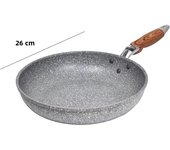 Durable Stone Frying Wok Pan Non-stick Ceramic Pot Induction Fryer Steak Cooking Gas Stove Skillet Cookware Tool for Kitchen Set