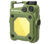 LED COB Small Flashlights Mini USB Keychain Torches Dual Light Source Type-C Charging 6 Modes IPX4 Waterproof for Hiking Fishing