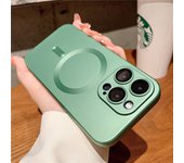 Matte Phone Case For Magsafe For Apple iPhone 15 14 13 12 11 Pro Max Plus Magnetic Wireless Charging Silicone Cover Accessories