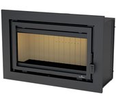 BRONPI - Estufa Insertable de Leña con Turbinas Modelo FLORIDA-P 14 kW